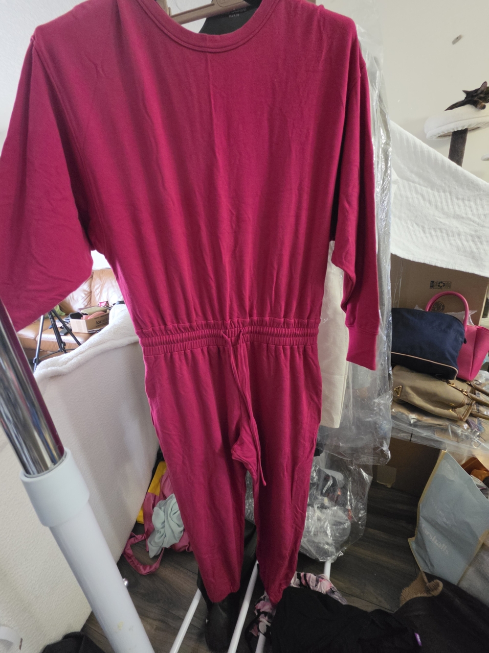 Small ● Smash & Tess Magenta One-Piece Jumpsuit